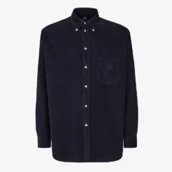 フェンディ シャツ コーデュロイ ブルー
