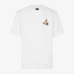 フェンディ コットン Fendilicious Tシャツ ホワイト