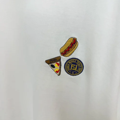 フェンディ コットン Fendilicious Tシャツ ホワイト - 画像 (4)