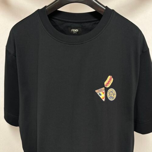 フェンディ コットン Fendilicious Tシャツ ブラック - 画像 (2)